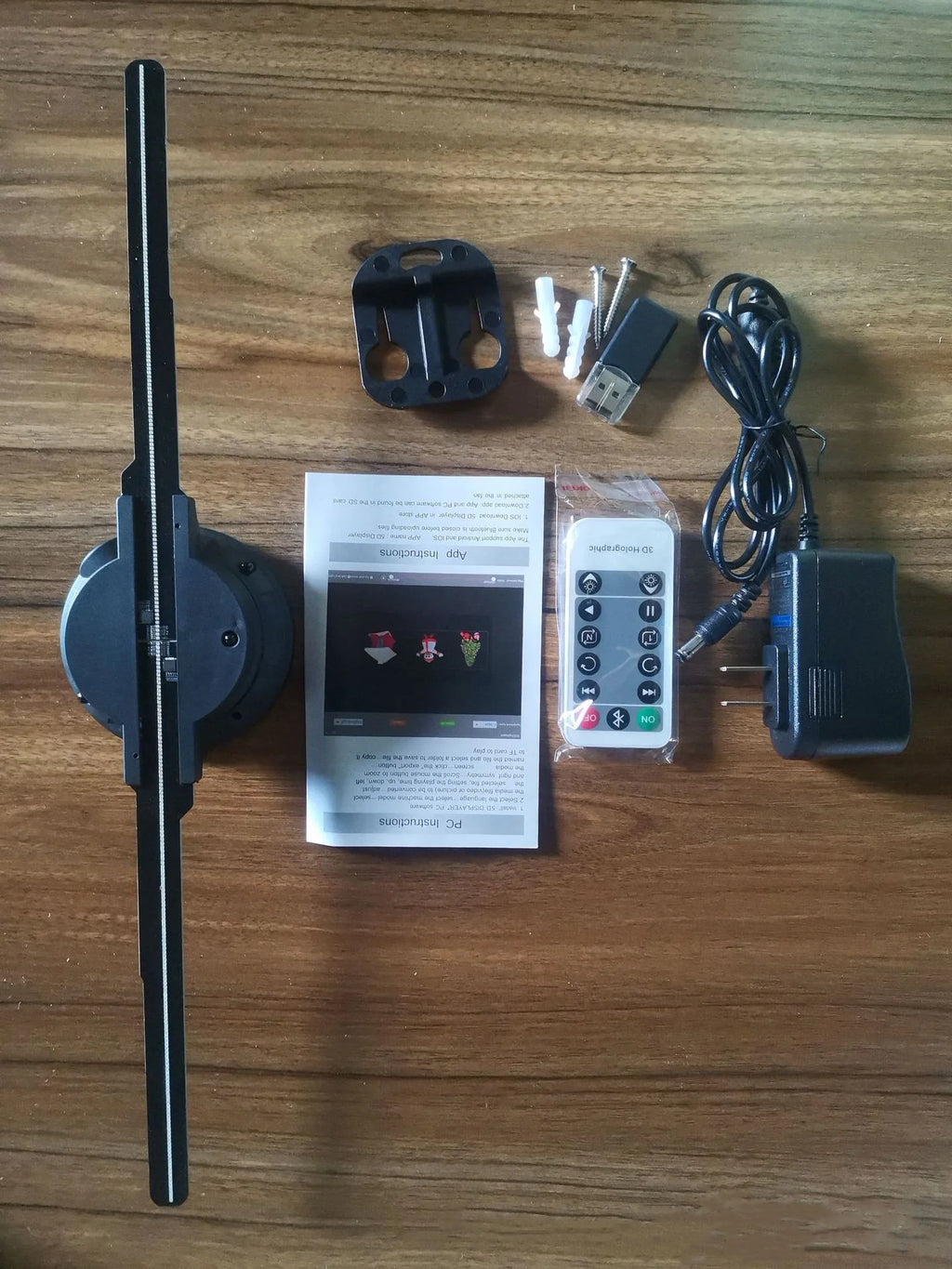 3D Holographic Marketing Display Fan