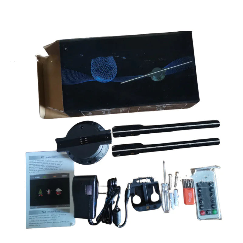 3D Holographic Marketing Display Fan